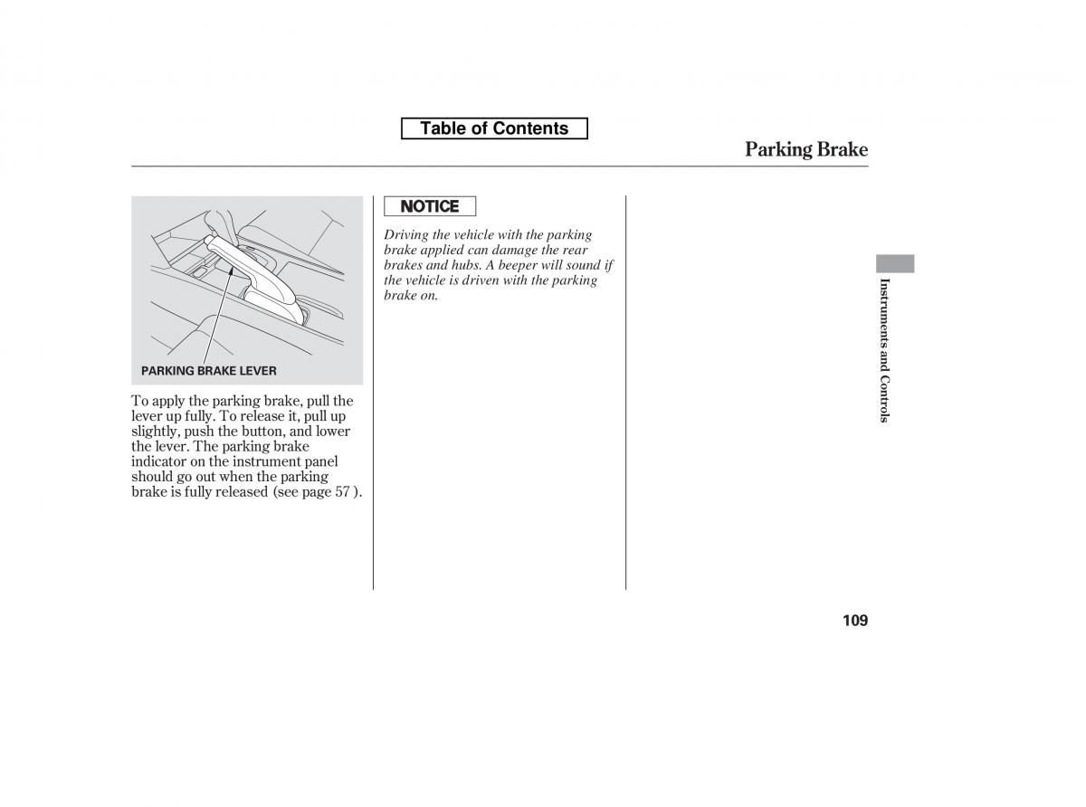 Honda Accord VIII 8 owners manual / page 124