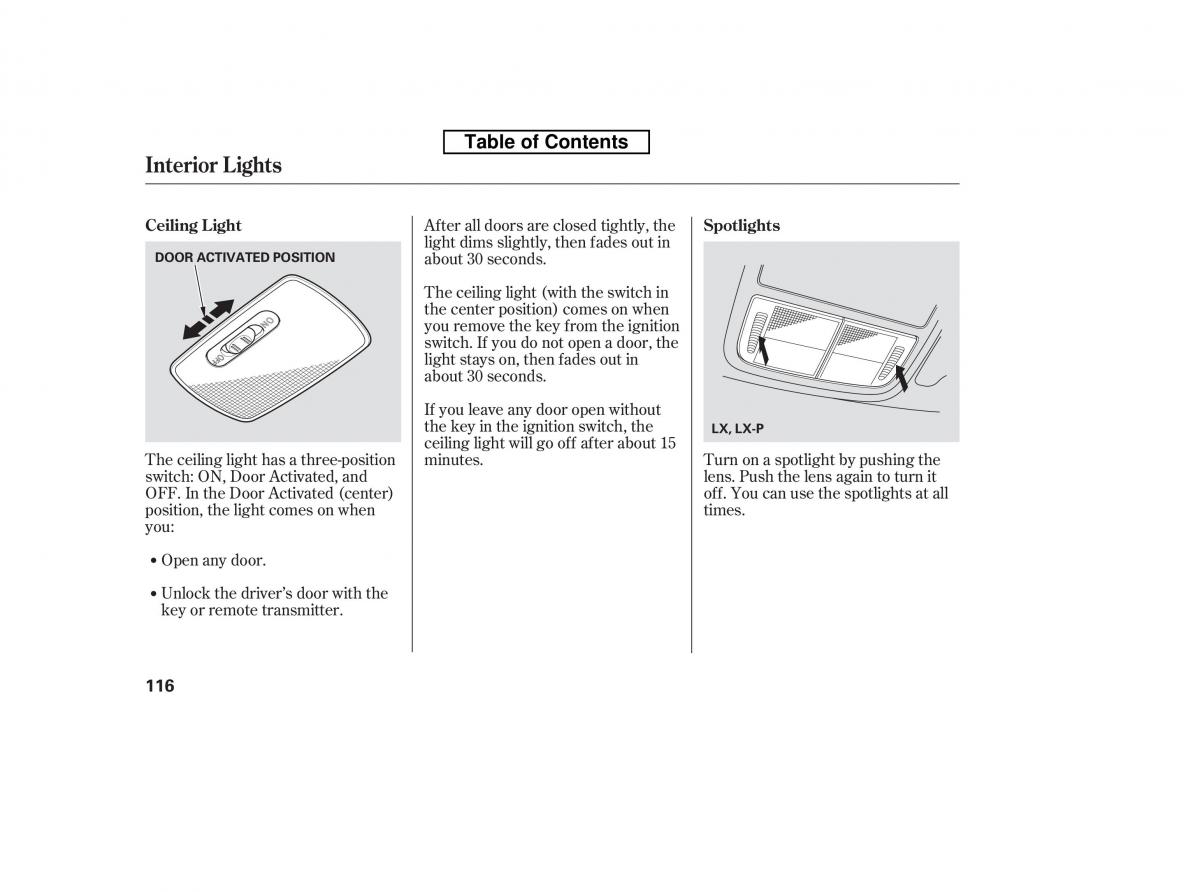 Honda Accord VIII 8 owners manual / page 131