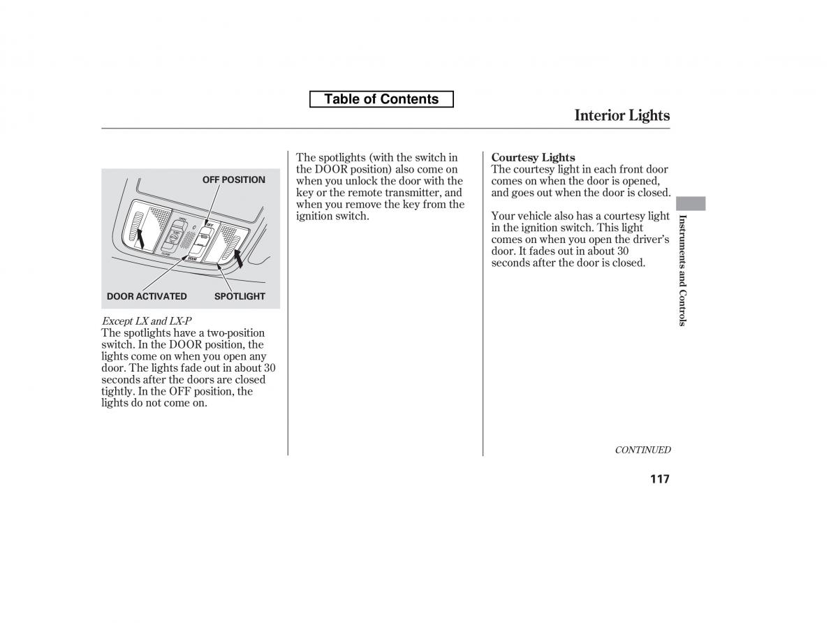 Honda Accord VIII 8 owners manual / page 132