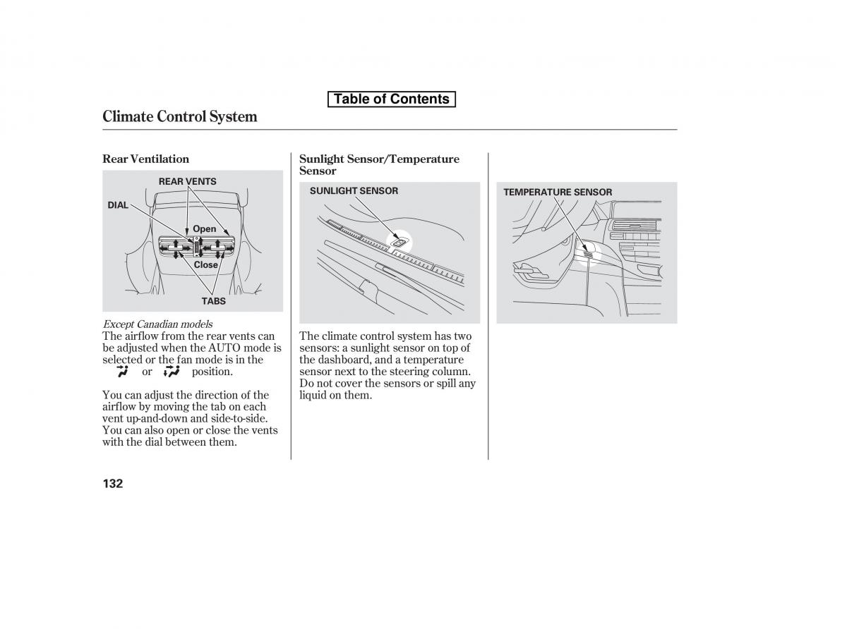 Honda Accord VIII 8 owners manual / page 147