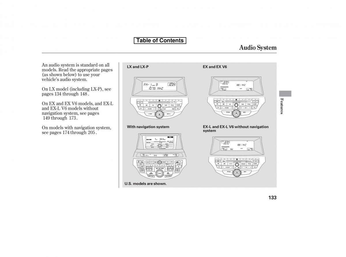 Honda Accord VIII 8 owners manual / page 148