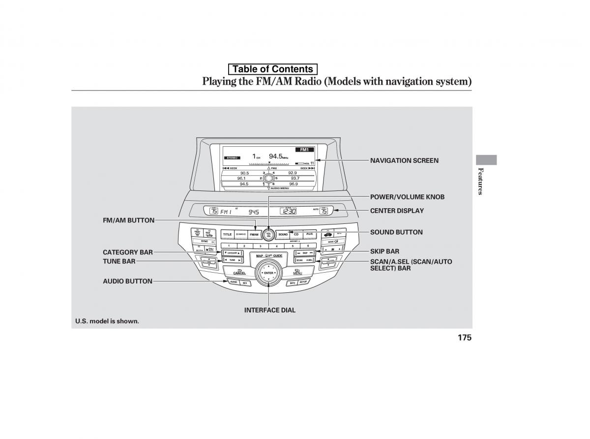 Honda Accord VIII 8 owners manual / page 190