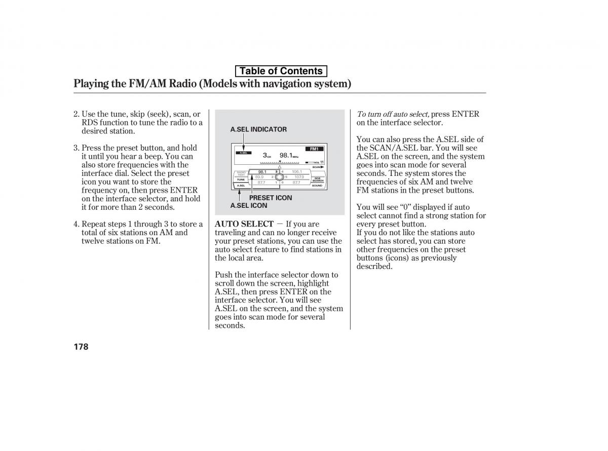 Honda Accord VIII 8 owners manual / page 193