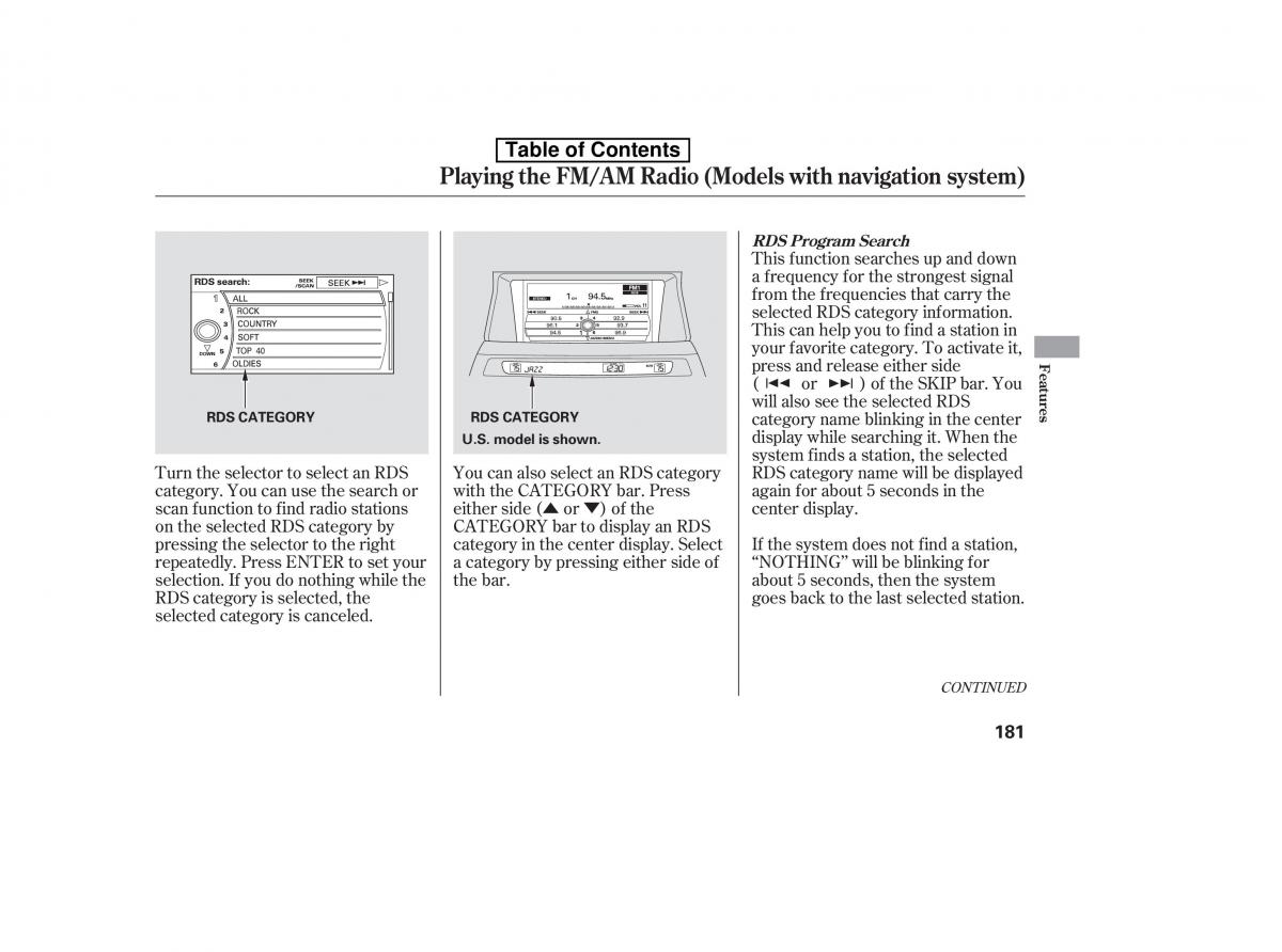 Honda Accord VIII 8 owners manual / page 196