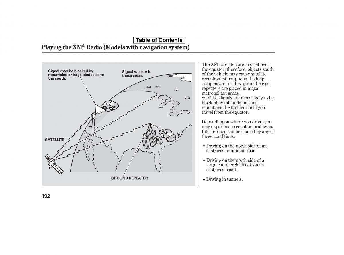 Honda Accord VIII 8 owners manual / page 207