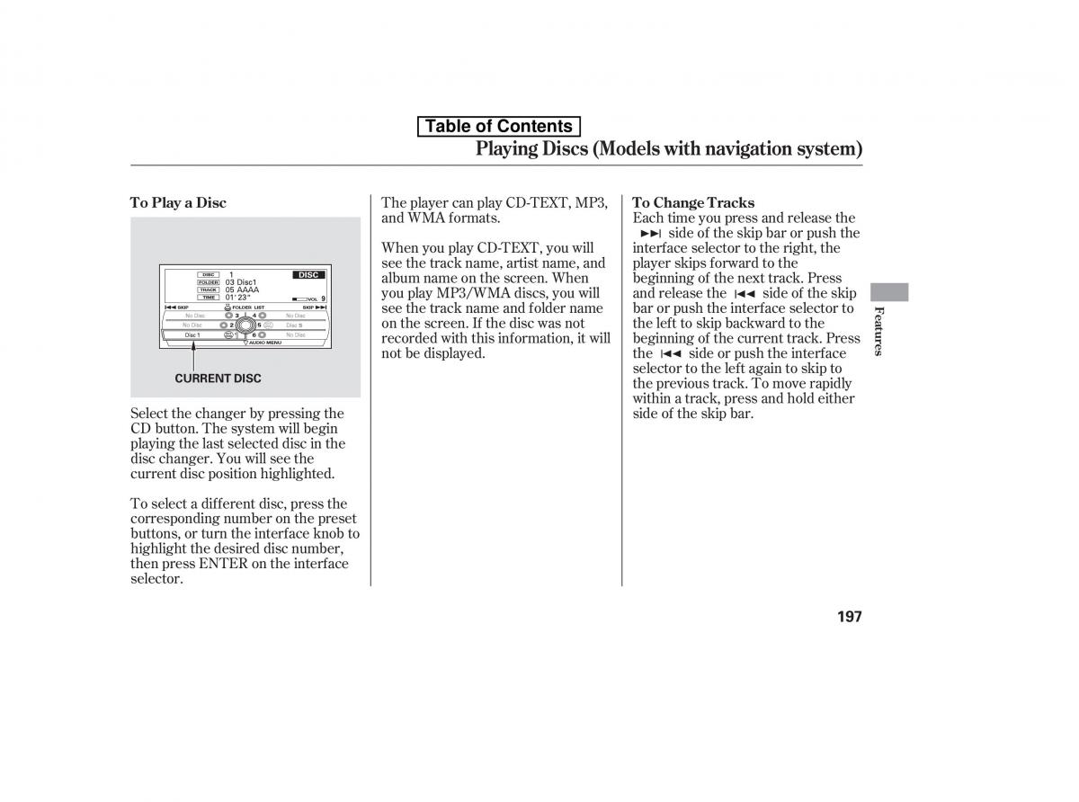 Honda Accord VIII 8 owners manual / page 212