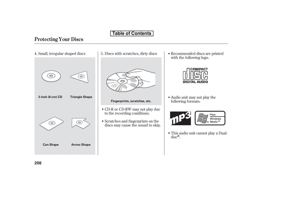 Honda Accord VIII 8 owners manual / page 223