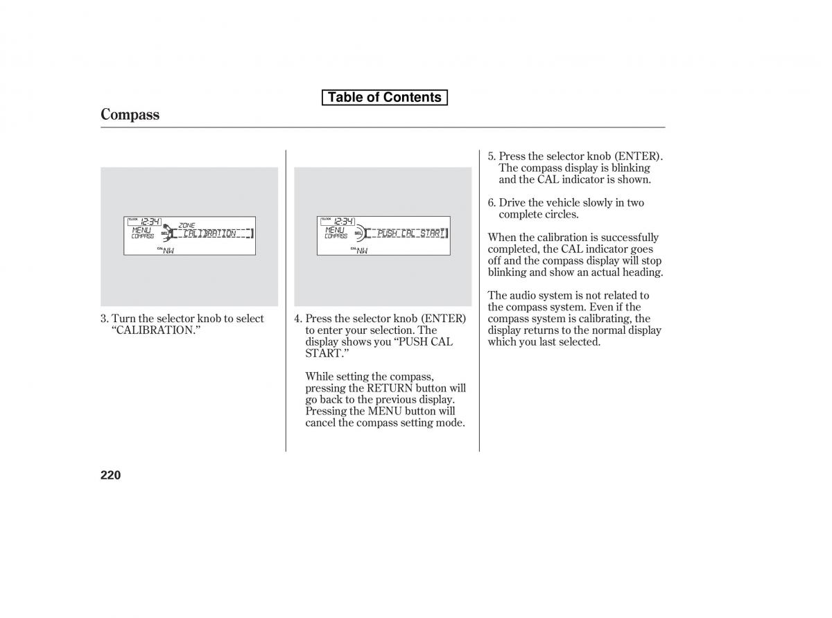 Honda Accord VIII 8 owners manual / page 235