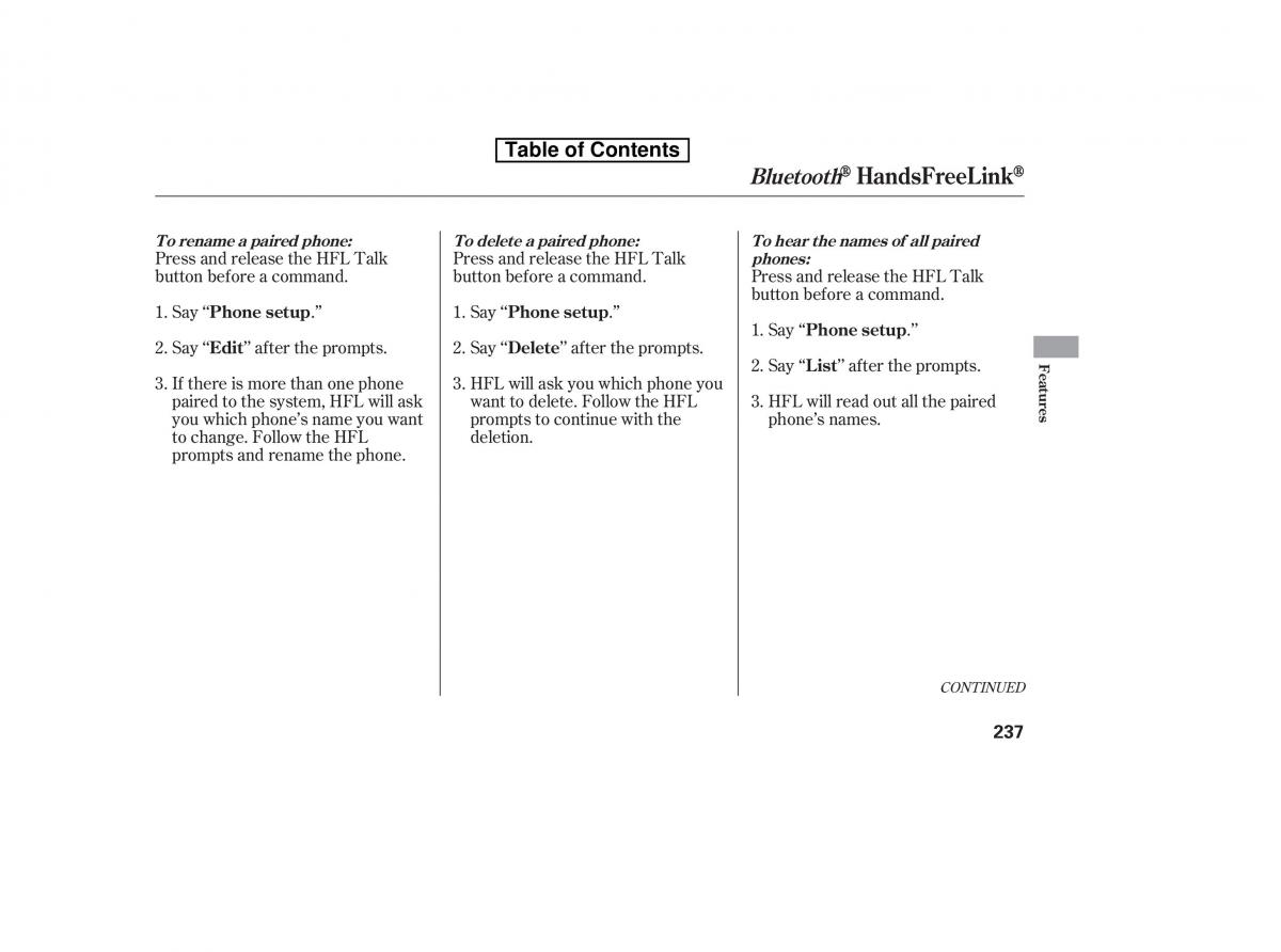 Honda Accord VIII 8 owners manual / page 252