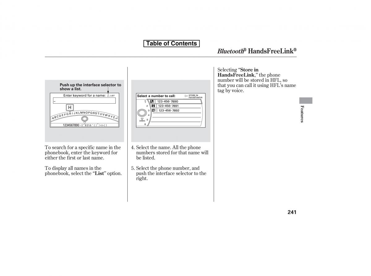 Honda Accord VIII 8 owners manual / page 256