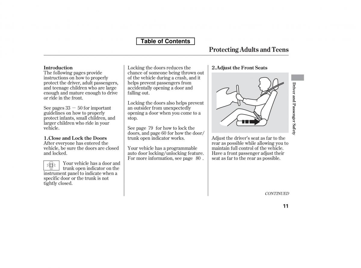 Honda Accord VIII 8 owners manual / page 26