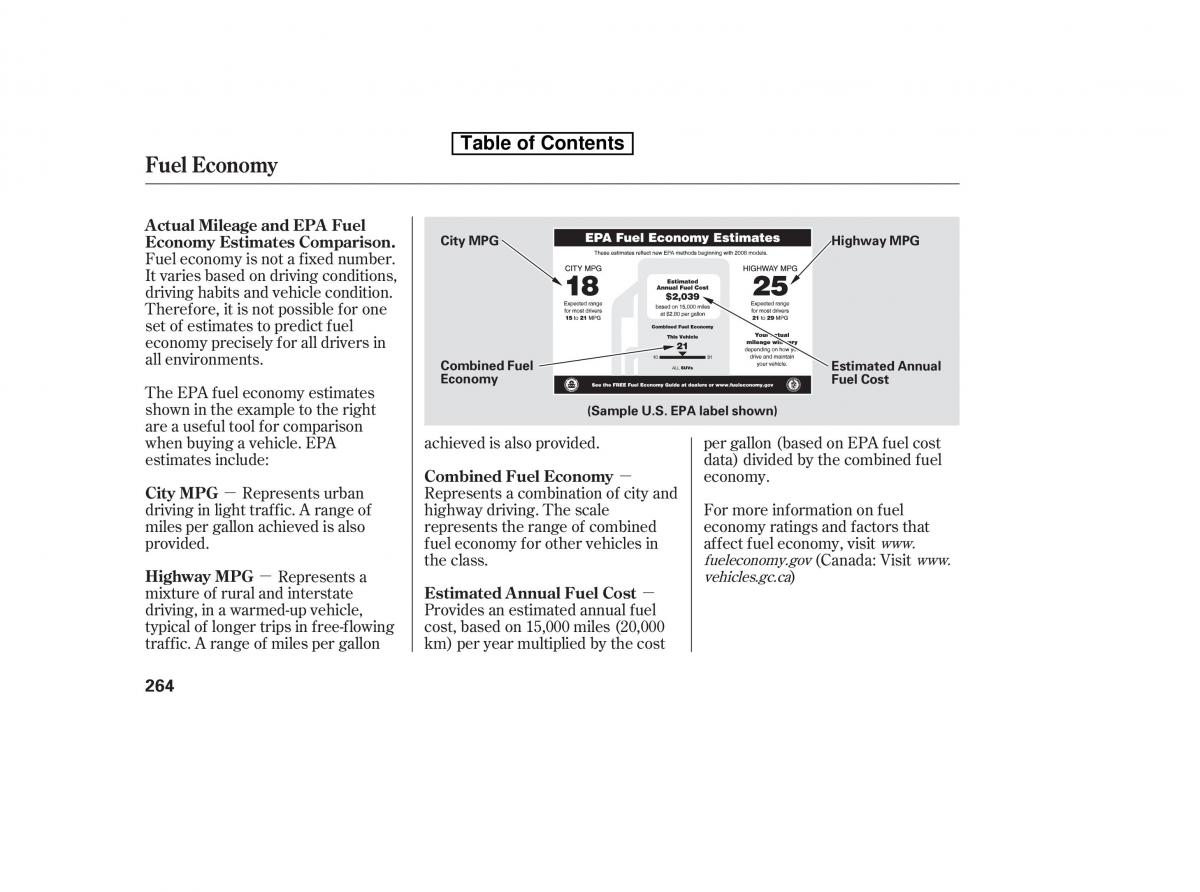 Honda Accord VIII 8 owners manual / page 279