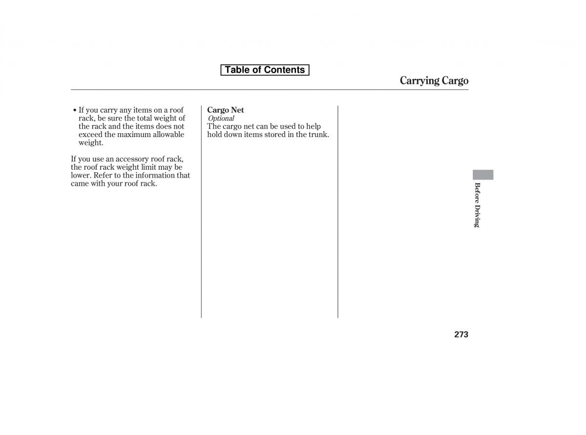 Honda Accord VIII 8 owners manual / page 288