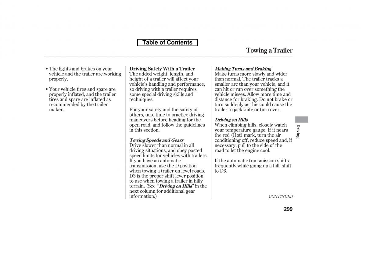 Honda Accord VIII 8 owners manual / page 314