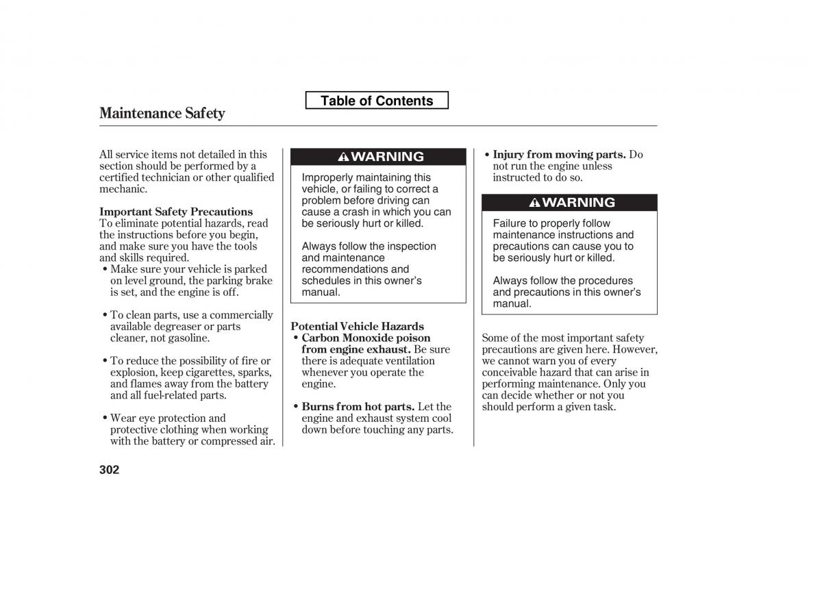 Honda Accord VIII 8 owners manual / page 317