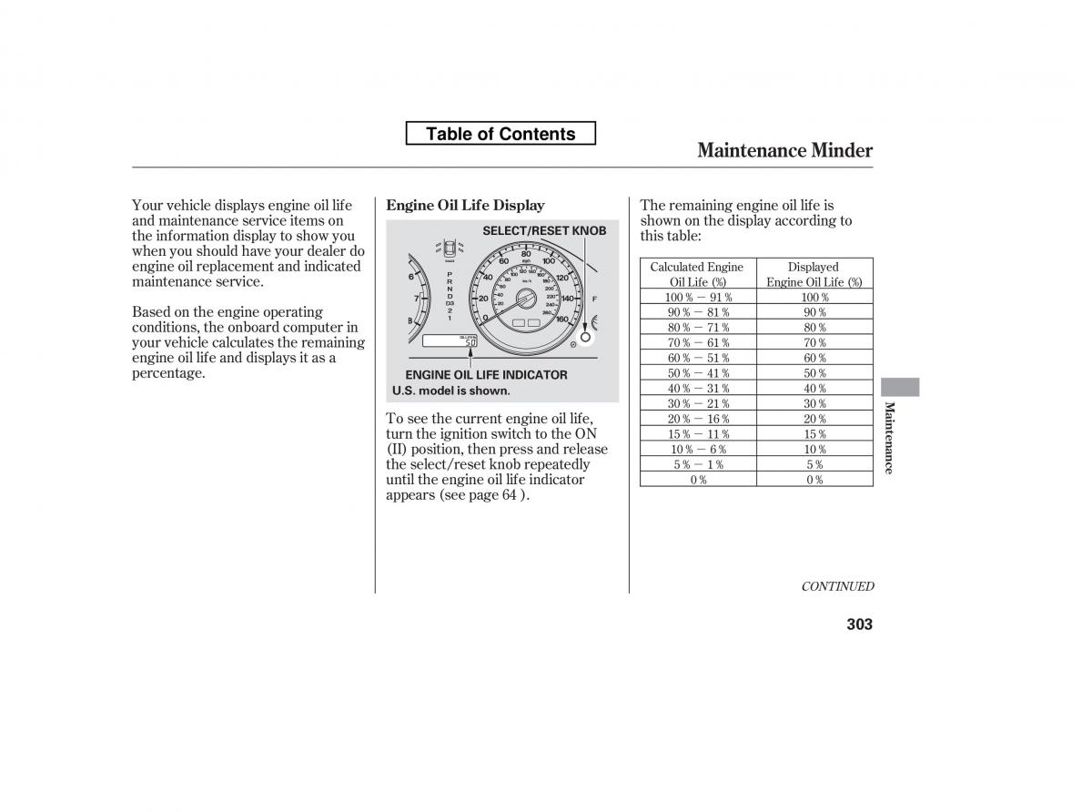 Honda Accord VIII 8 owners manual / page 318