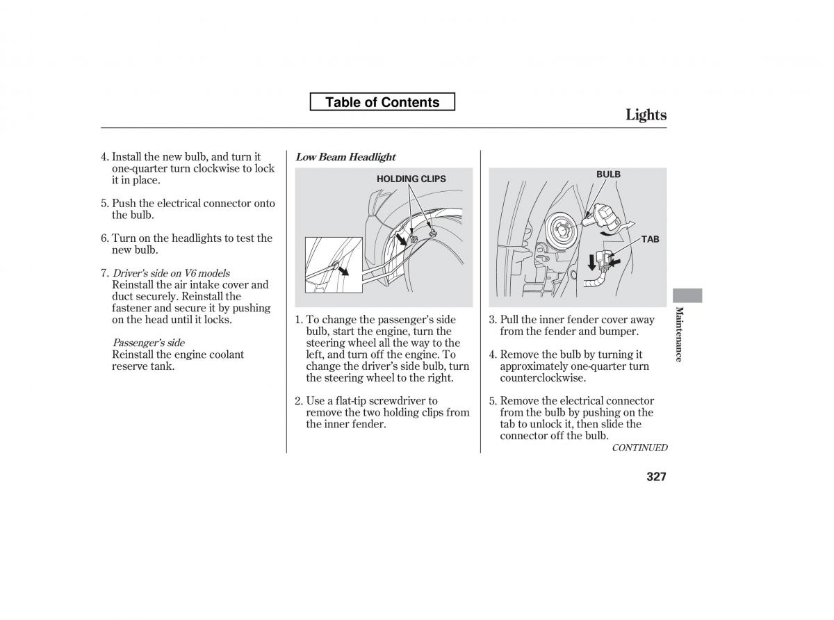 Honda Accord VIII 8 owners manual / page 342