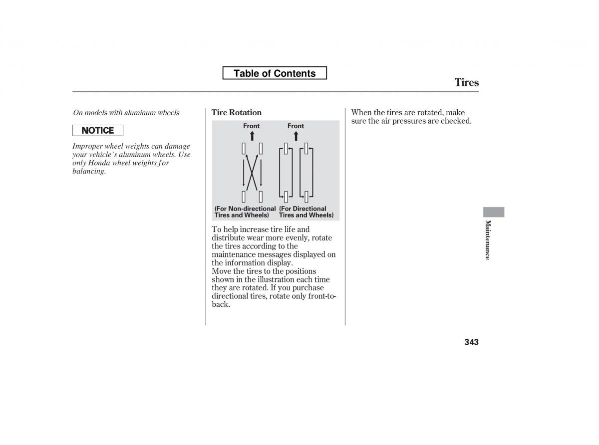 Honda Accord VIII 8 owners manual / page 358