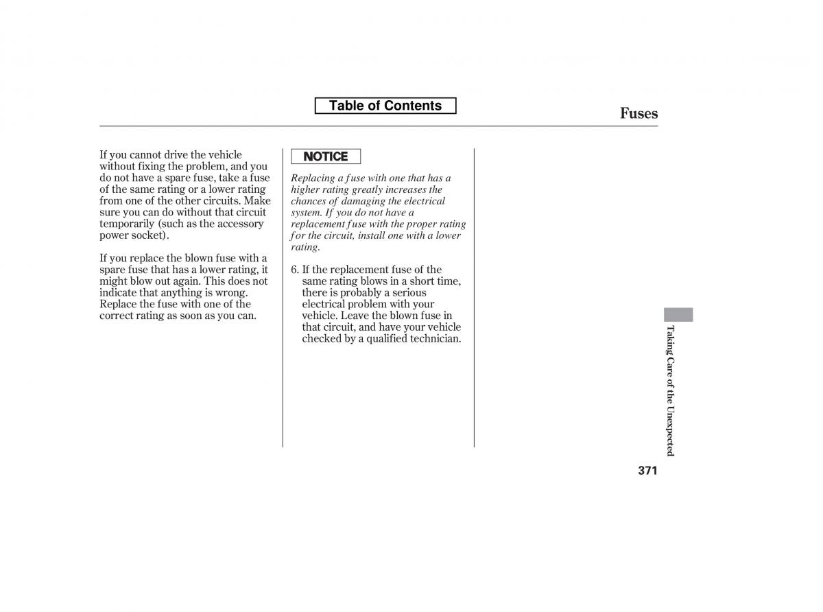 Honda Accord VIII 8 owners manual / page 386