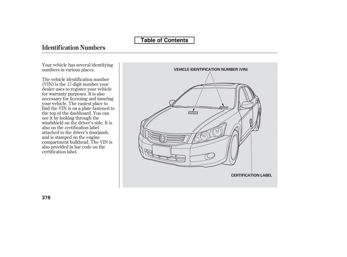 Honda Accord VIII 8 owners manual / page 393