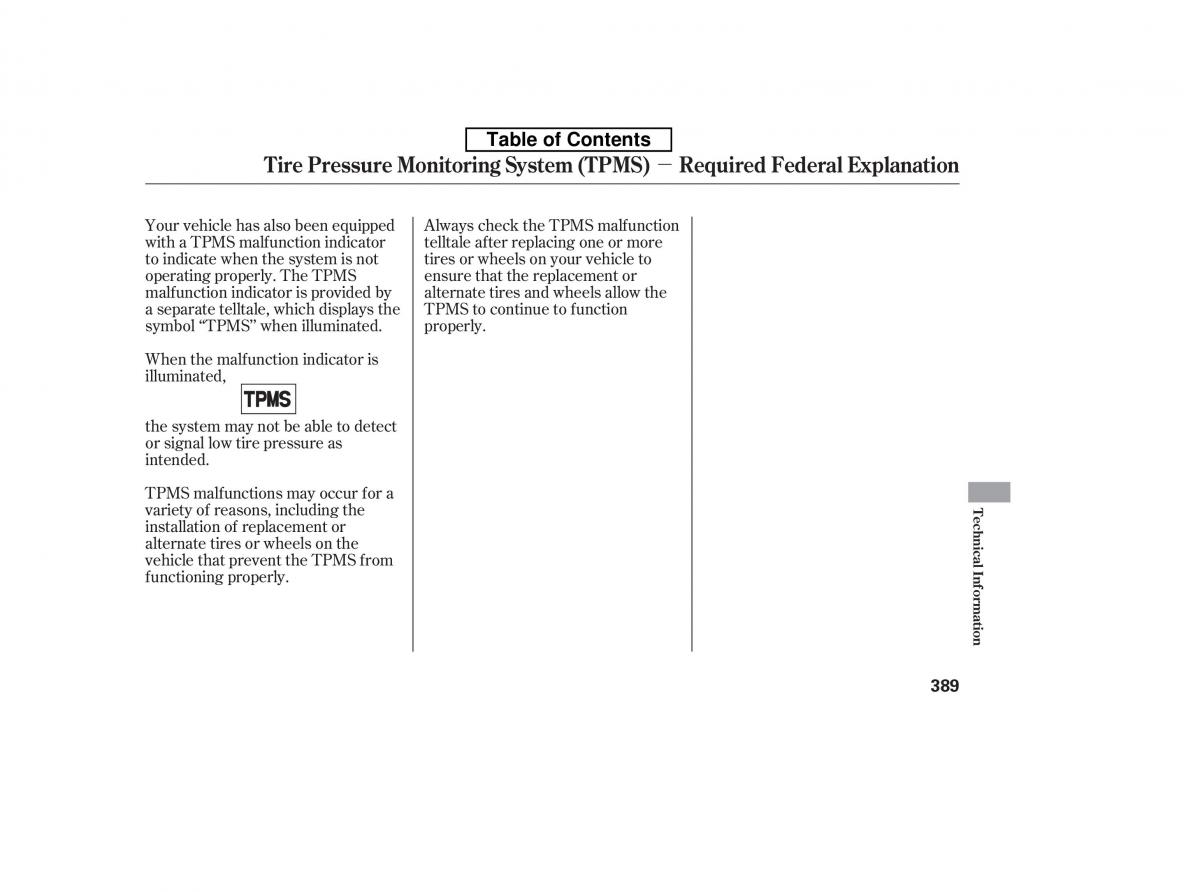 Honda Accord VIII 8 owners manual / page 404