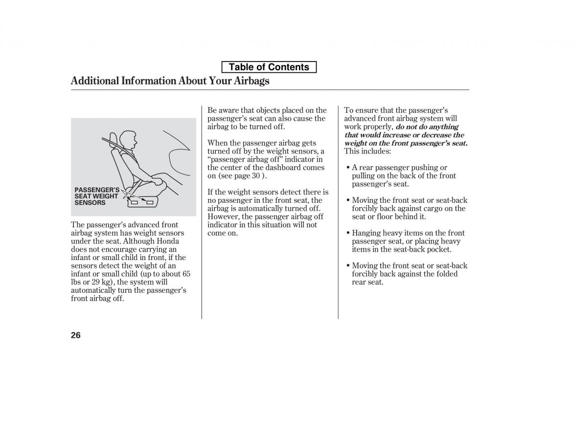 Honda Accord VIII 8 owners manual / page 41