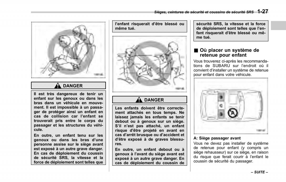 Subaru Forester II 2 manuel du proprietaire / page 55