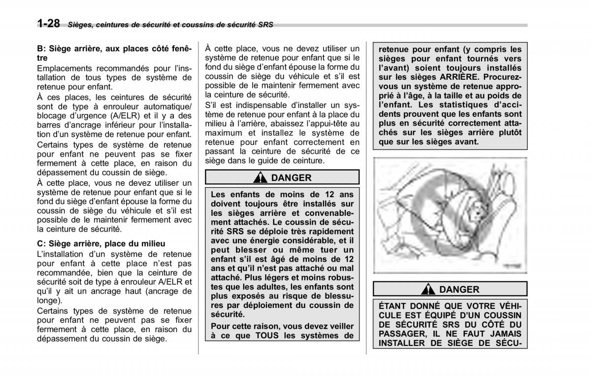 Subaru Forester II 2 manuel du proprietaire / page 56