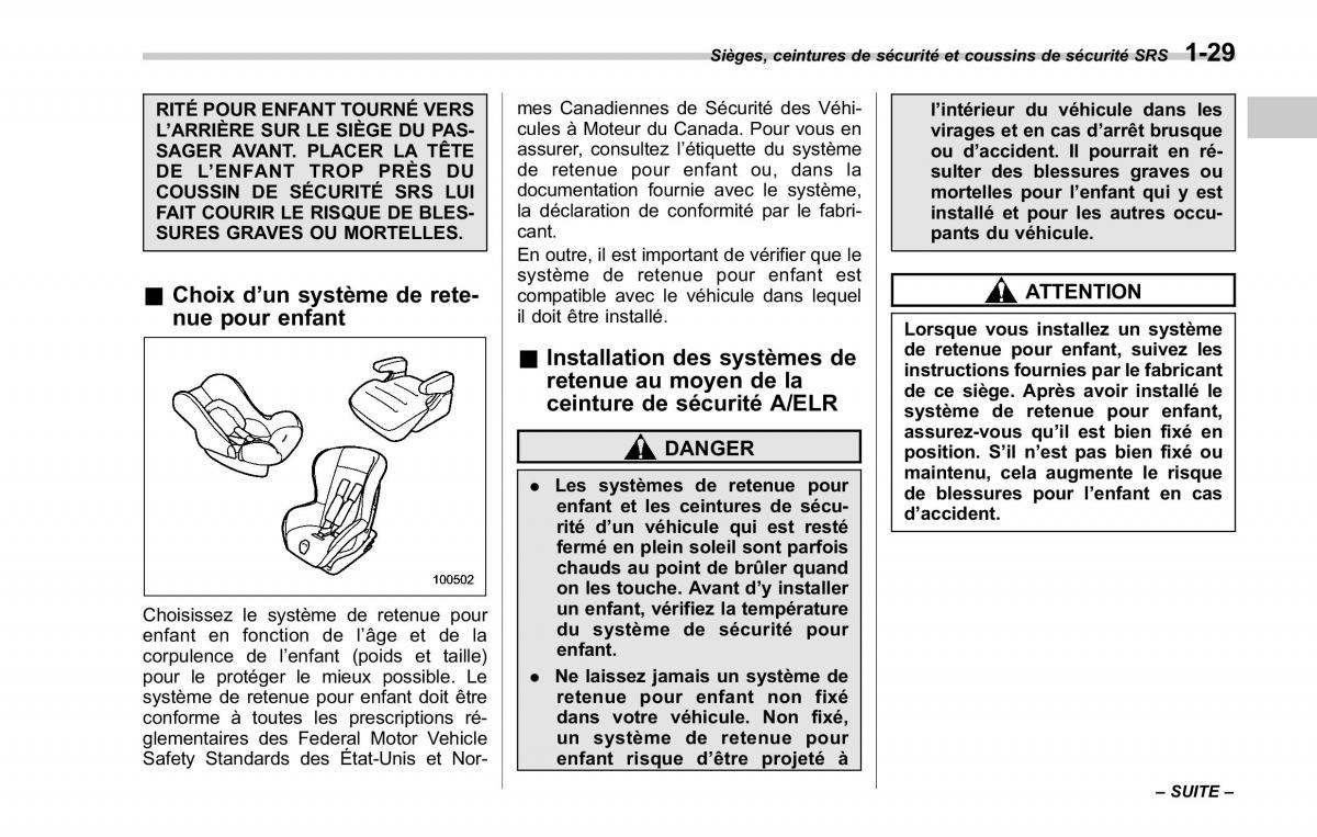 Subaru Forester II 2 manuel du proprietaire / page 57