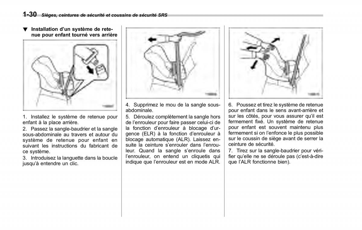 Subaru Forester II 2 manuel du proprietaire / page 58