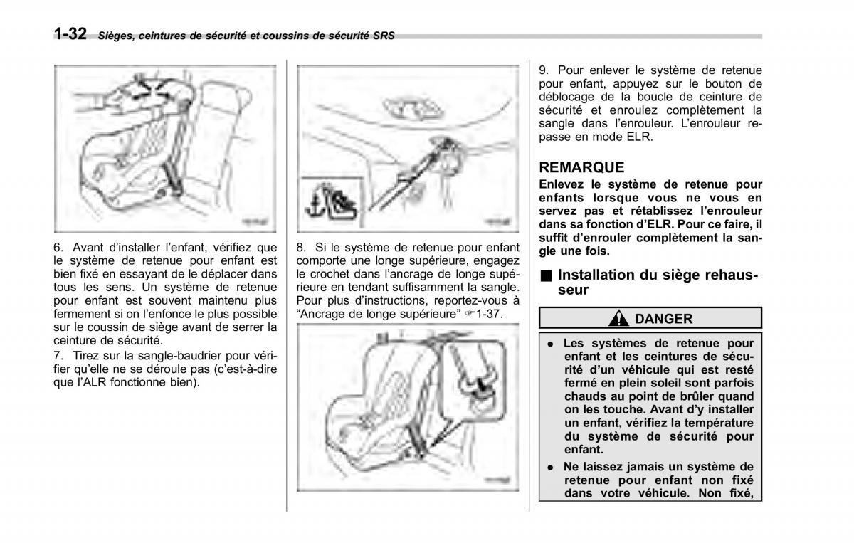 Subaru Forester II 2 manuel du proprietaire / page 60