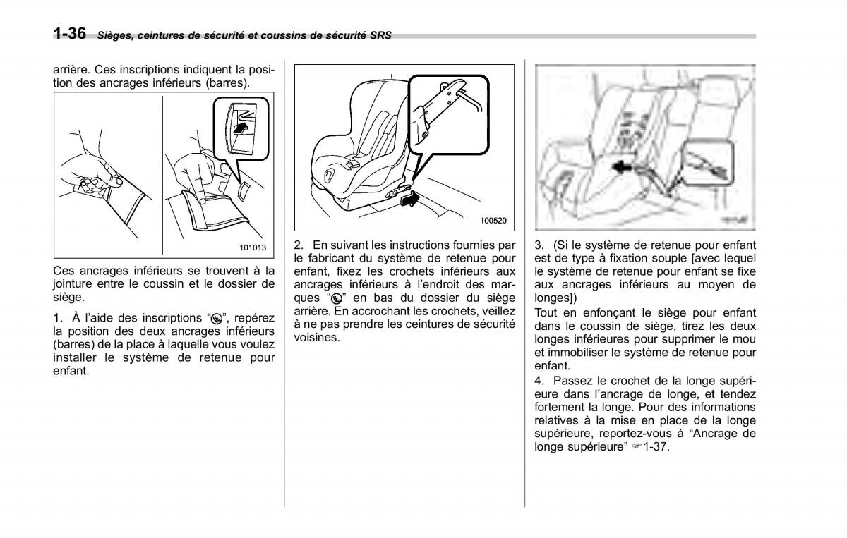 Subaru Forester II 2 manuel du proprietaire / page 64