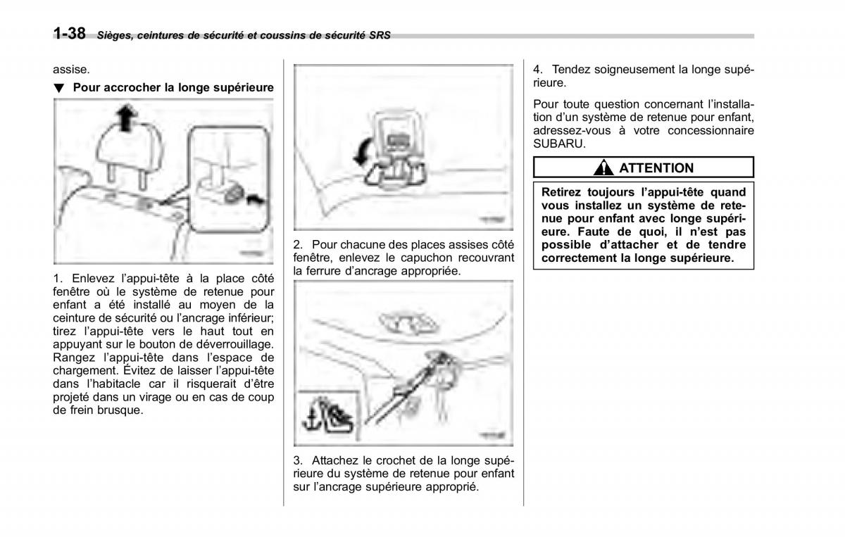 Subaru Forester II 2 manuel du proprietaire / page 66