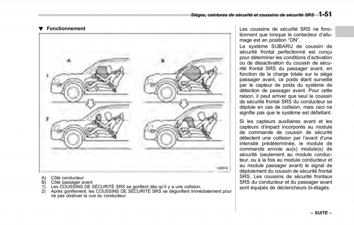 Subaru Forester II 2 manuel du proprietaire / page 79