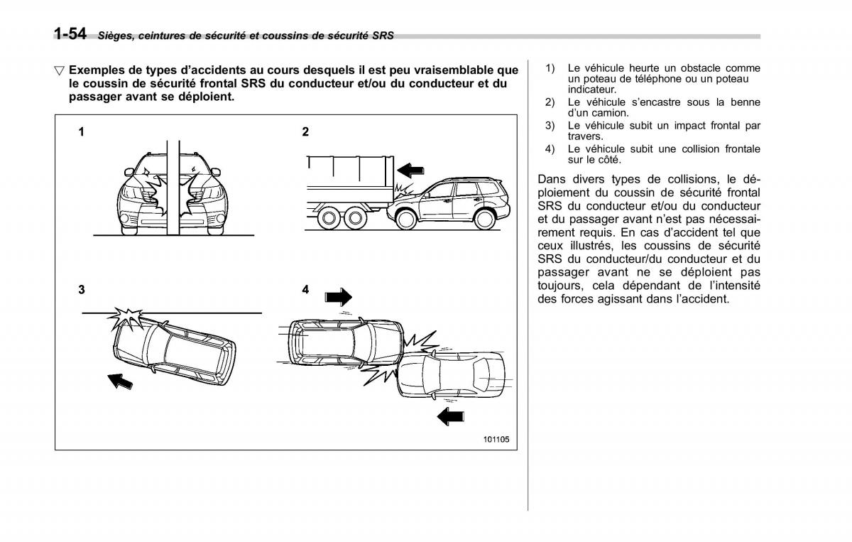 Subaru Forester II 2 manuel du proprietaire / page 82