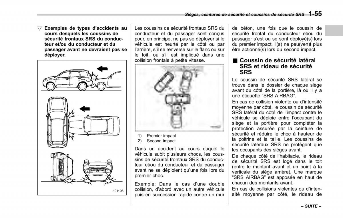 Subaru Forester II 2 manuel du proprietaire / page 83