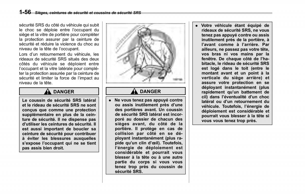 Subaru Forester II 2 manuel du proprietaire / page 84