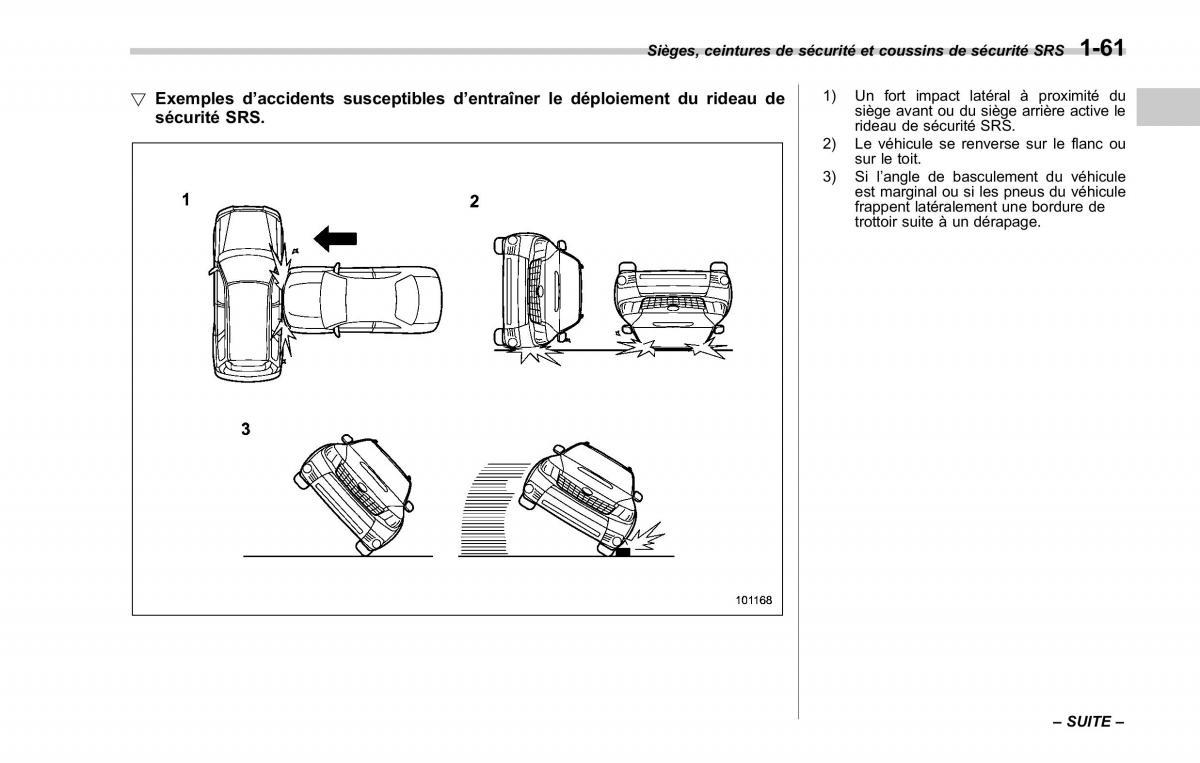 Subaru Forester II 2 manuel du proprietaire / page 89