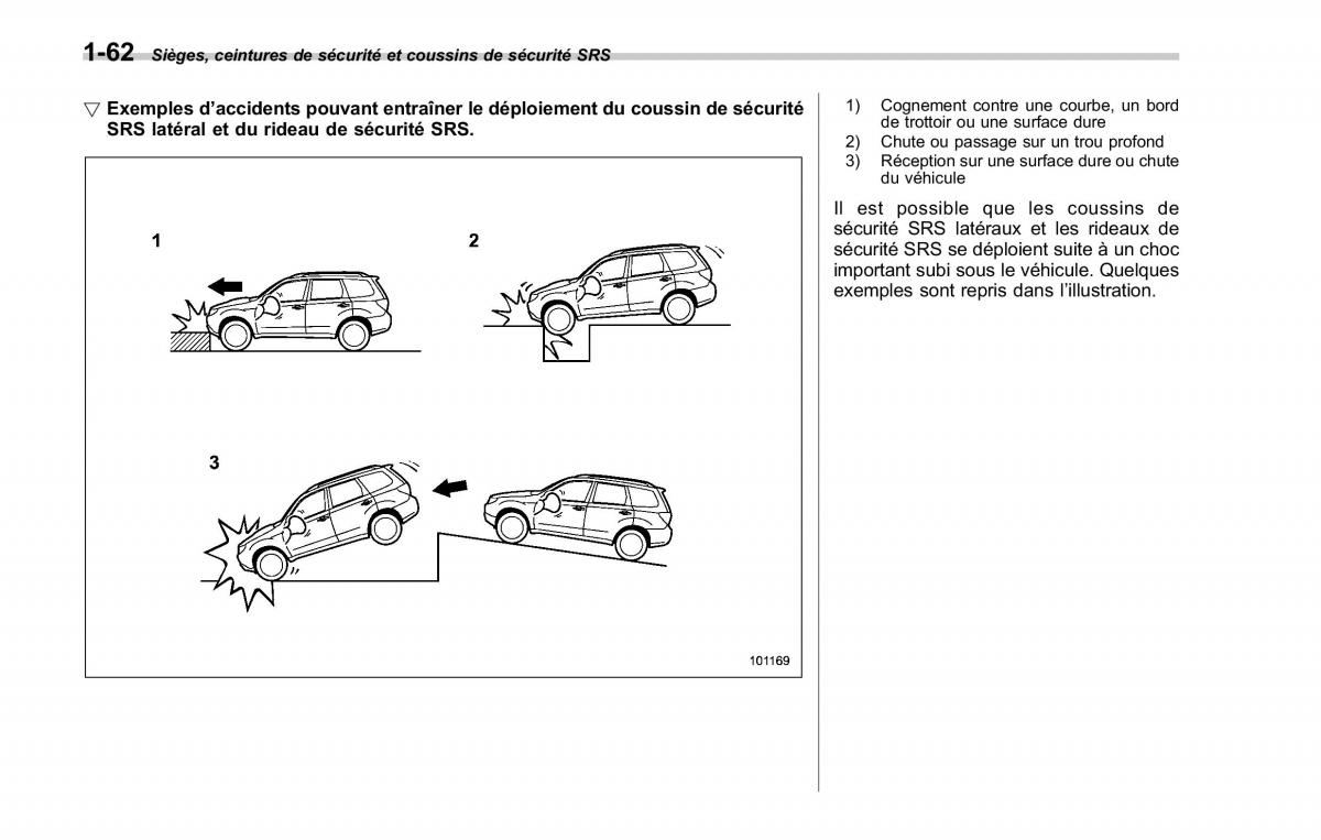 Subaru Forester II 2 manuel du proprietaire / page 90