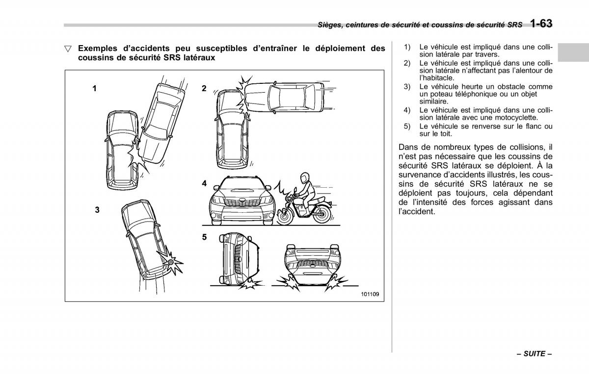 Subaru Forester II 2 manuel du proprietaire / page 91