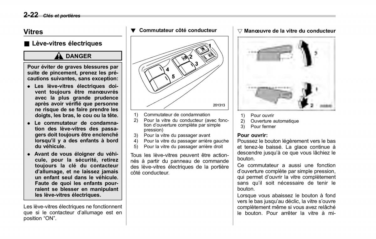 Subaru Forester II 2 manuel du proprietaire / page 120