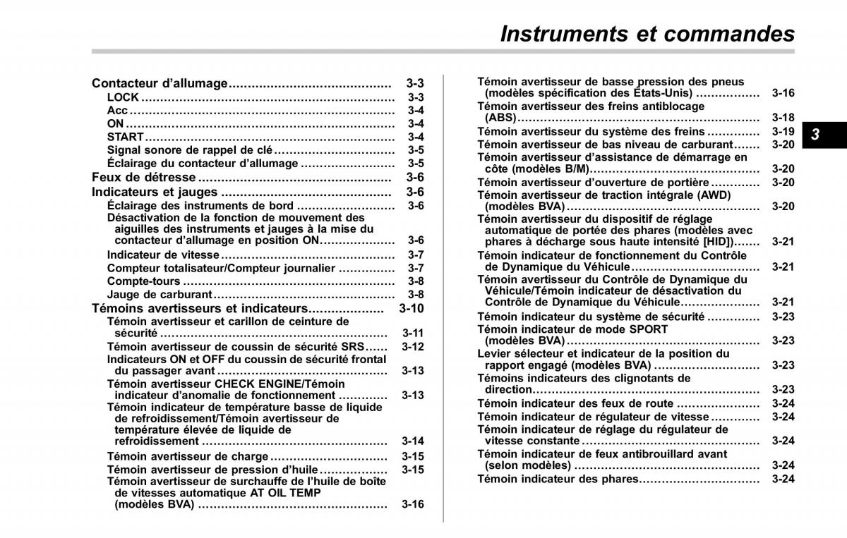 Subaru Forester II 2 manuel du proprietaire / page 127