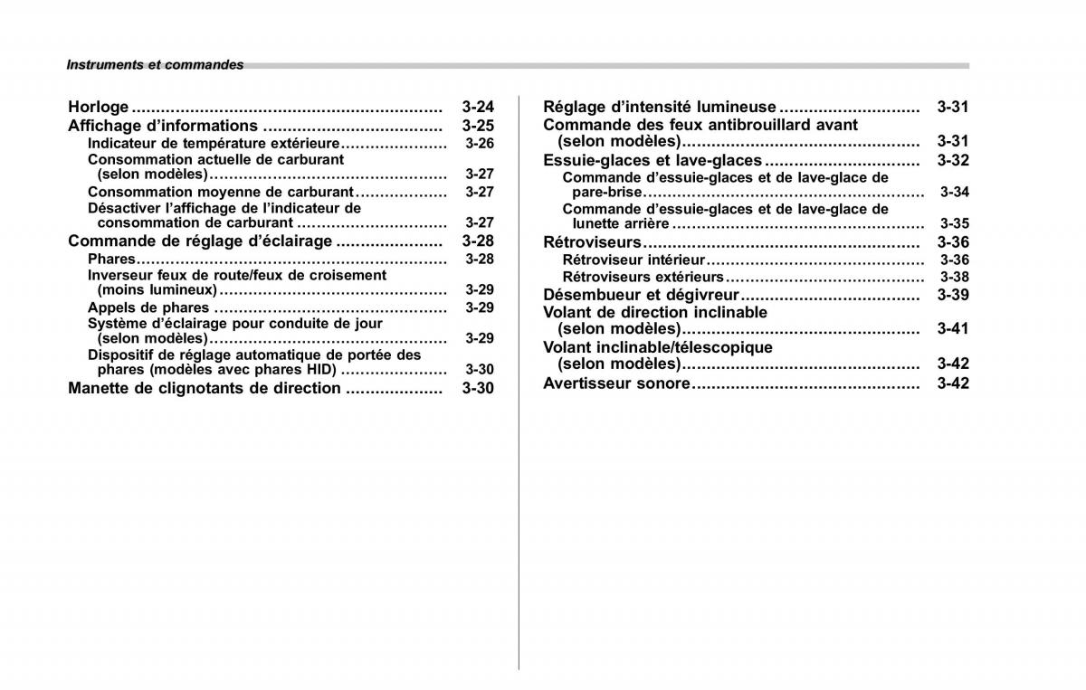 Subaru Forester II 2 manuel du proprietaire / page 128