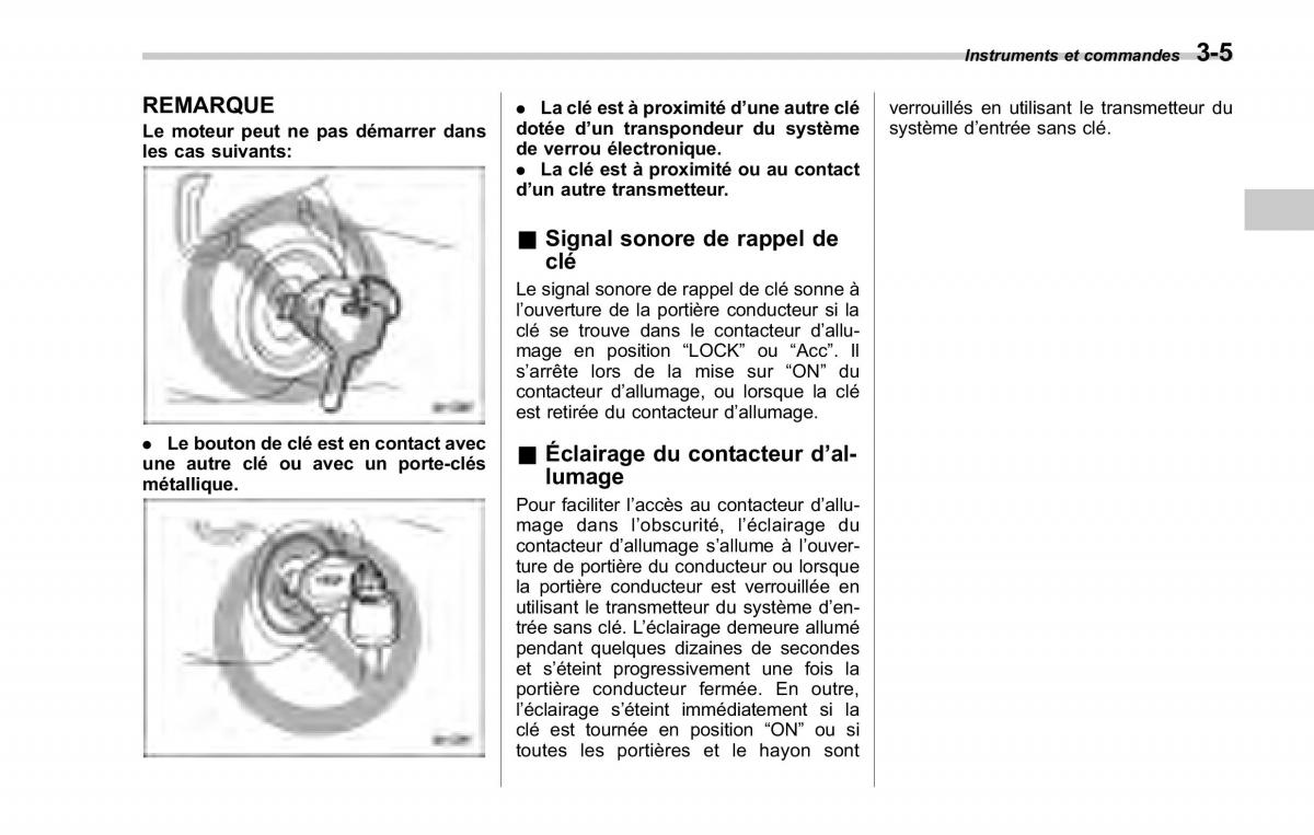 Subaru Forester II 2 manuel du proprietaire / page 131