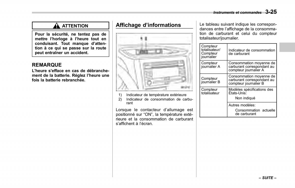 Subaru Forester II 2 manuel du proprietaire / page 151