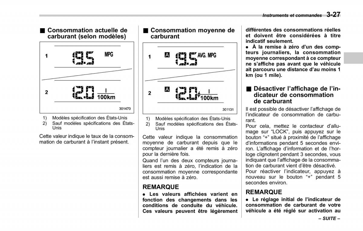 Subaru Forester II 2 manuel du proprietaire / page 153