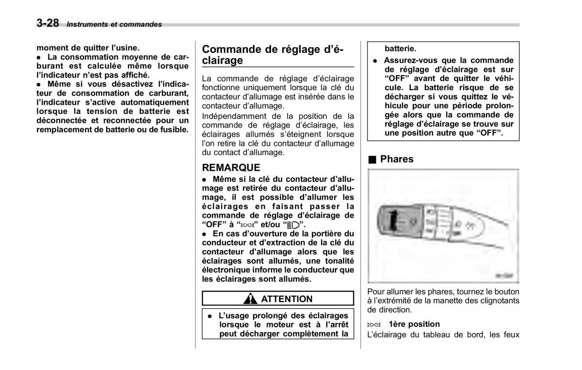 Subaru Forester II 2 manuel du proprietaire / page 154