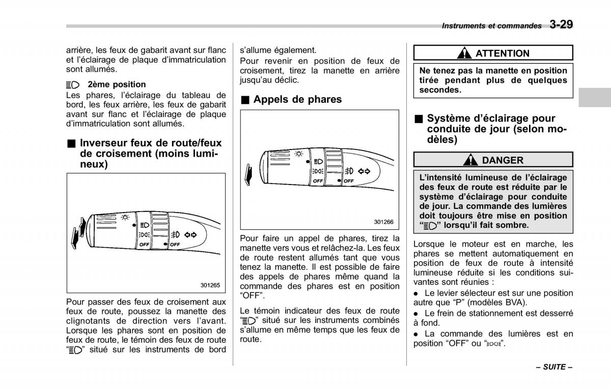 Subaru Forester II 2 manuel du proprietaire / page 155