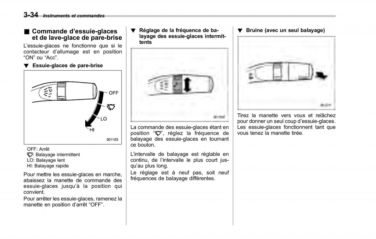 Subaru Forester II 2 manuel du proprietaire / page 160