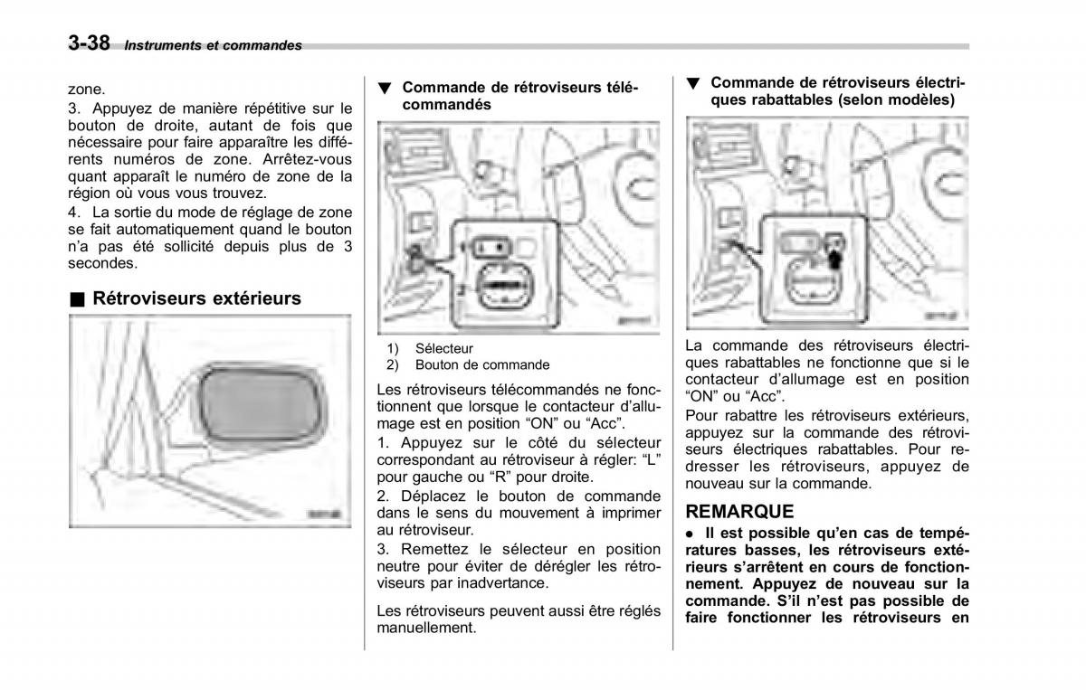 Subaru Forester II 2 manuel du proprietaire / page 164